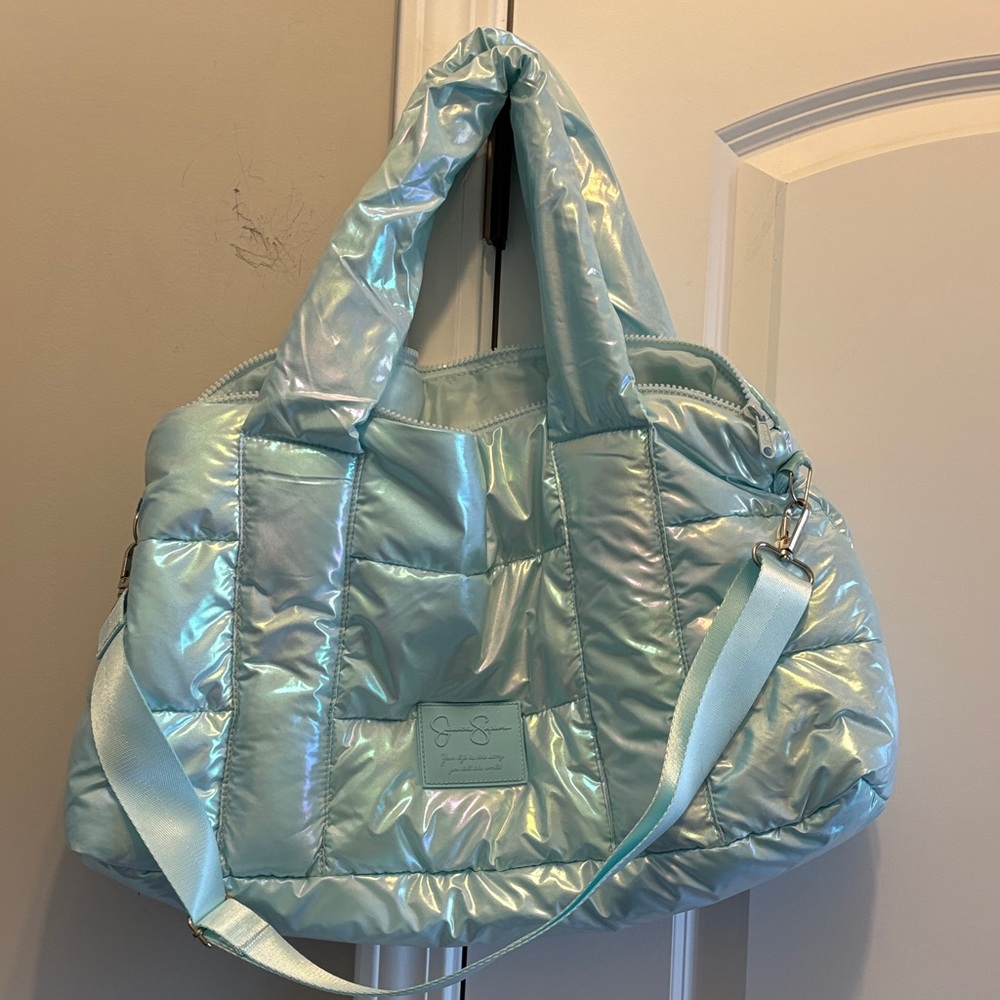 Jessica Simpson Iridescent Light Blue Kids Bag